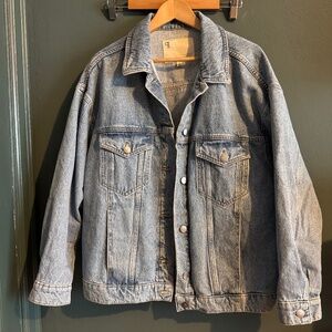 Pilcro Oversized Denim Jacket M
